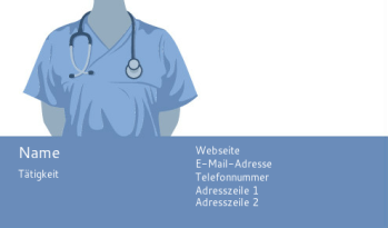 Gesundheitswesen & öffentliche Sicherheit Visitenkarte 57