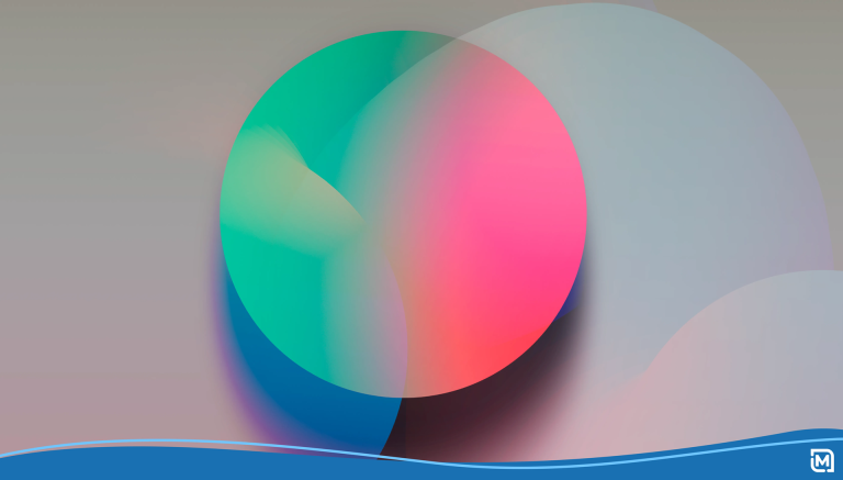 Green and red blurred Color Wave. Fluid gradient background