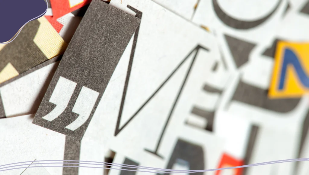 Newspaper Letters Background 